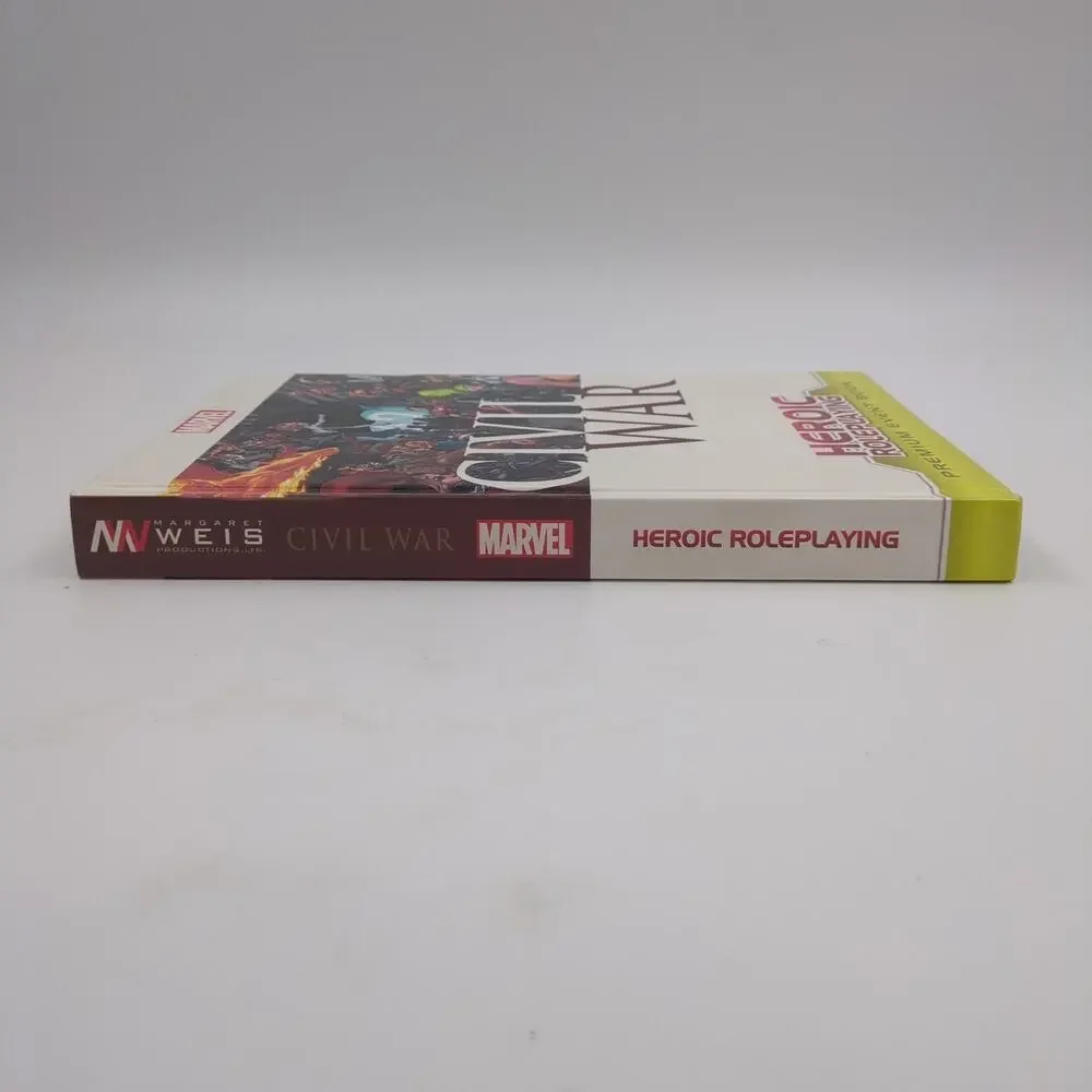 Marvel Civil War Heroic Roleplaying RPG Premium Event Book Margaret Weis